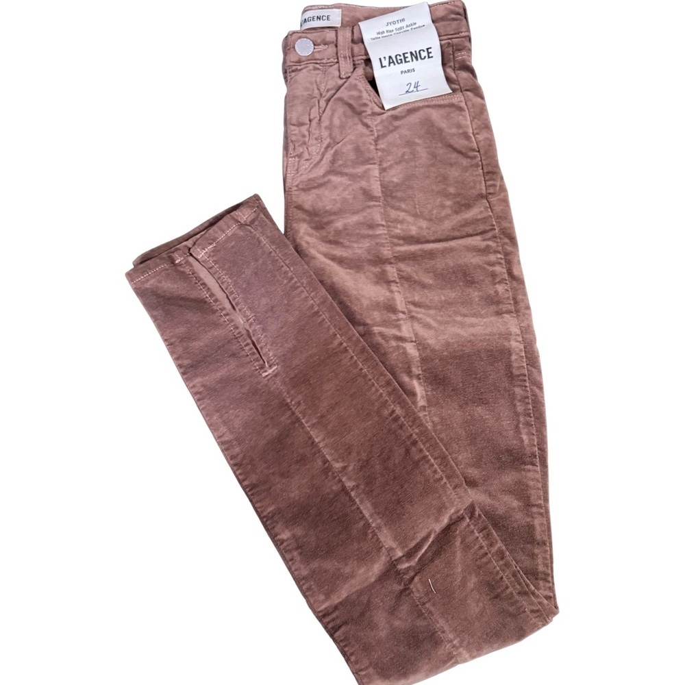 L'AGENCE Brown High Rise Pants - Picture 2 of 9